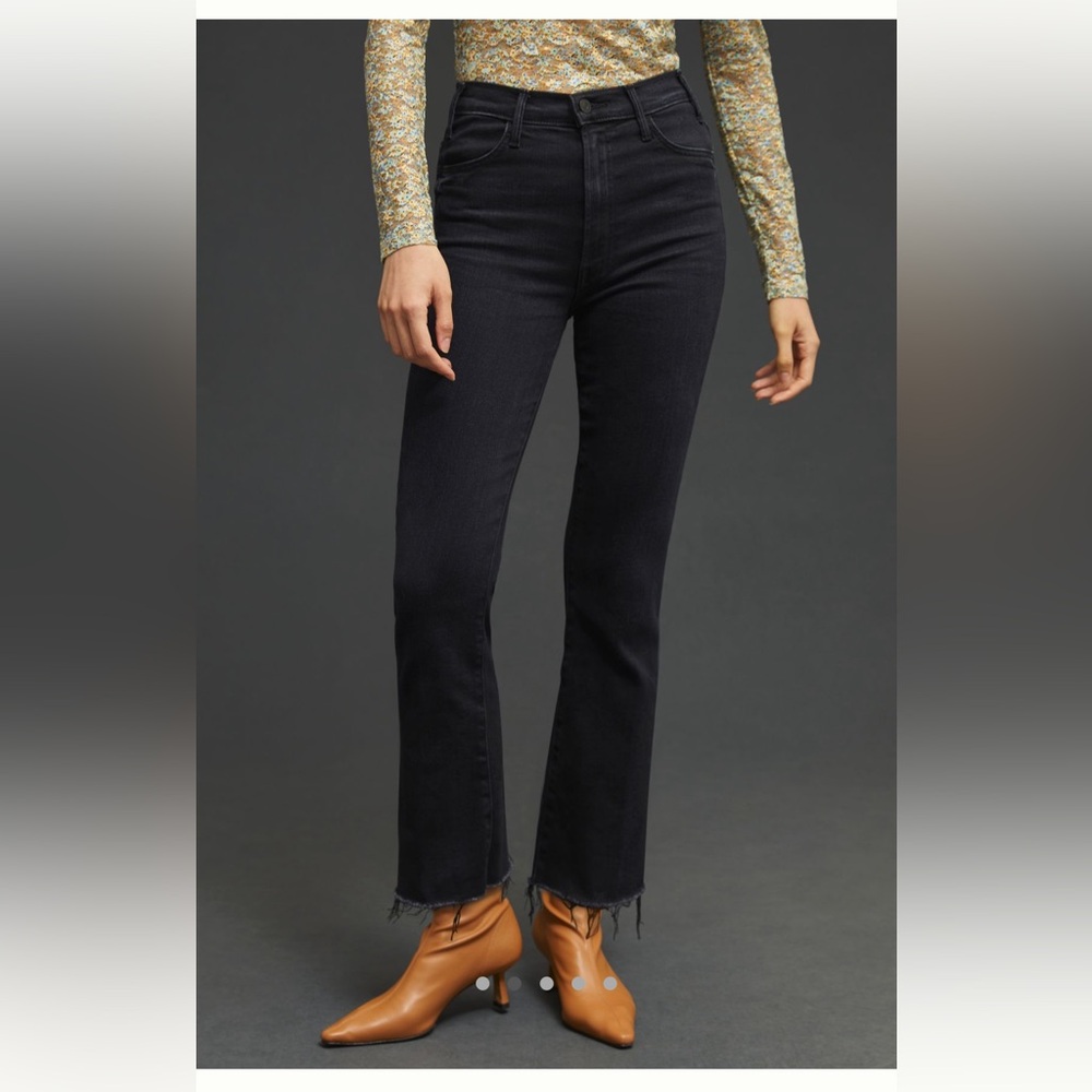 MOTHER Denim The Hustler Ankle Fray in Encounters At Night size 24 EUC